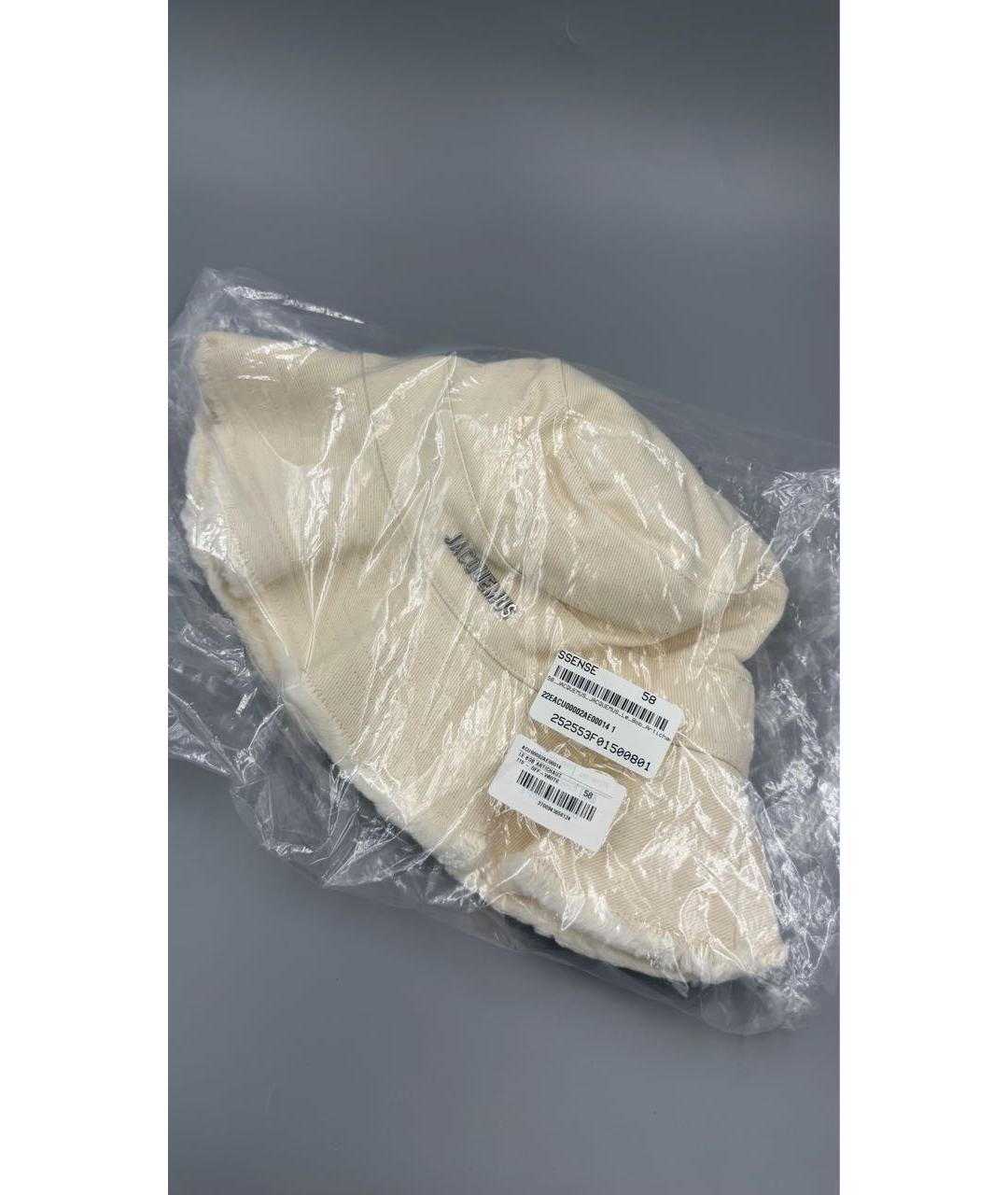 JACQUEMUS Белая хлопковая панама, фото 6