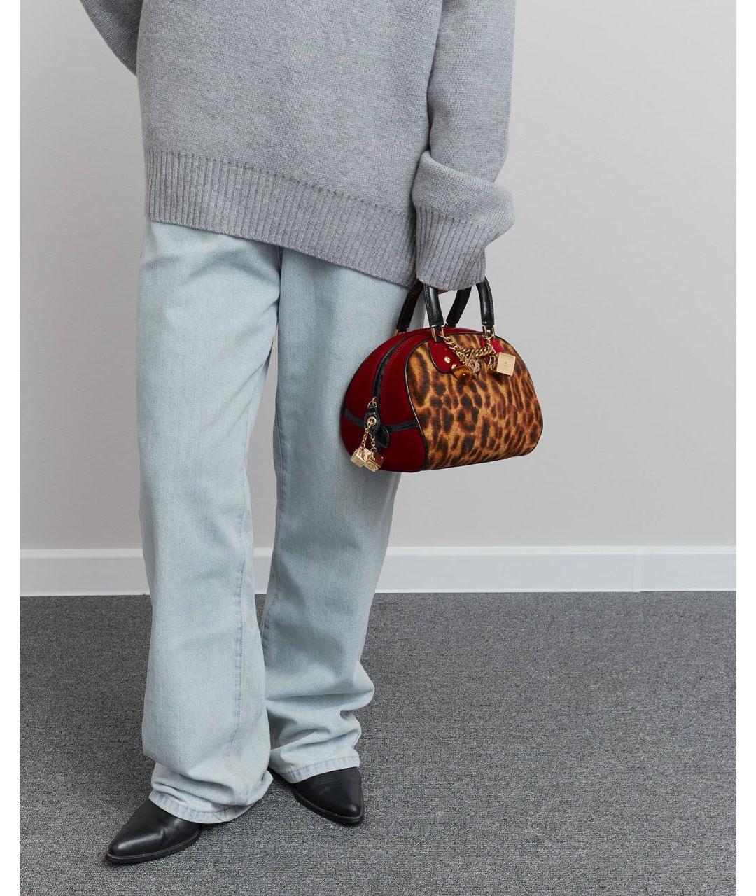 CHRISTIAN DIOR Мульти меховая сумка с короткими ручками, фото 3