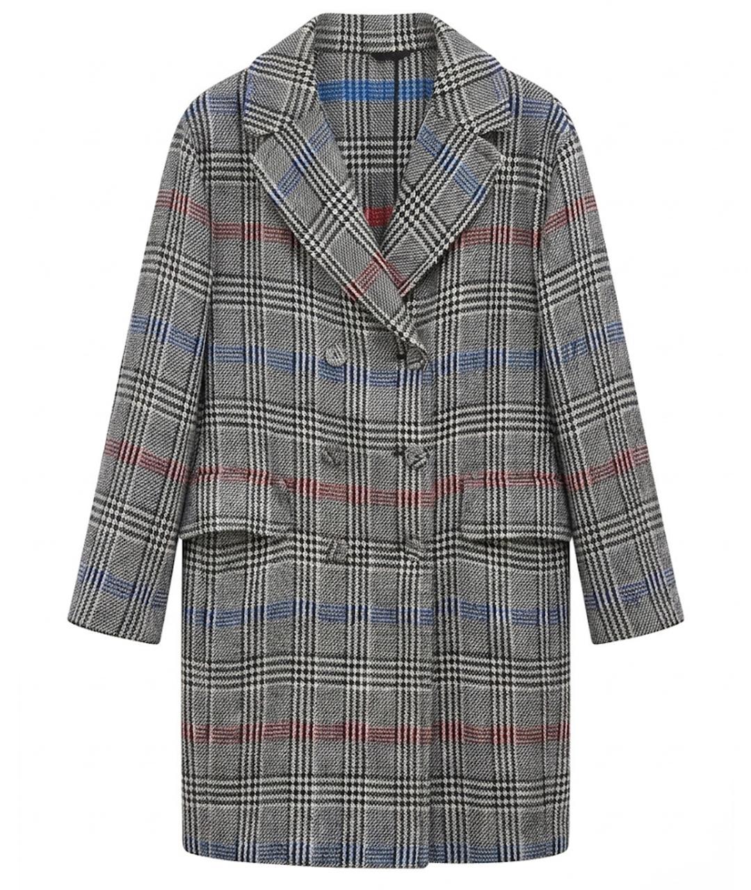 ERMANNO SCERVINO Серое пальто, фото 1