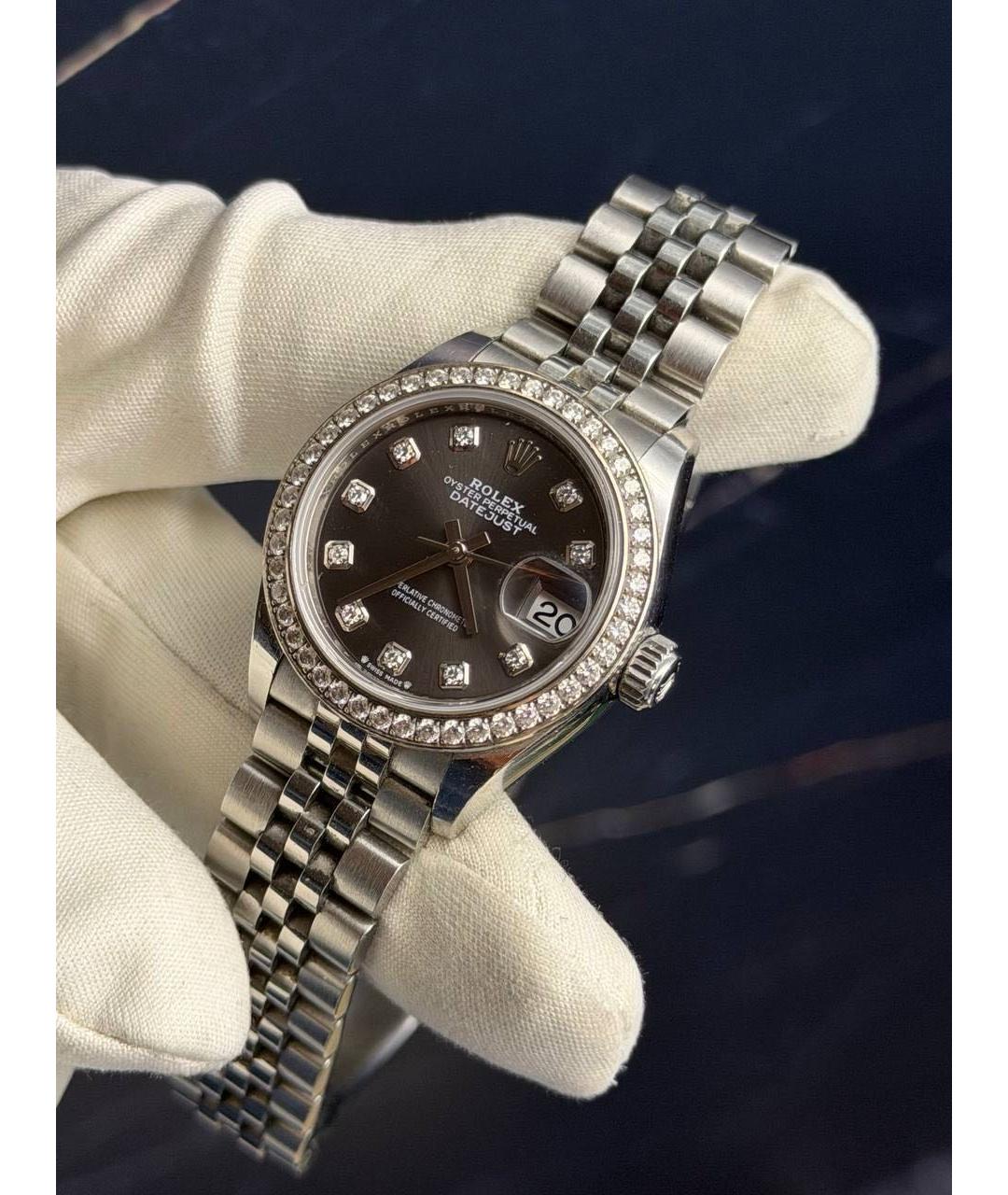 ROLEX Черные часы, фото 8