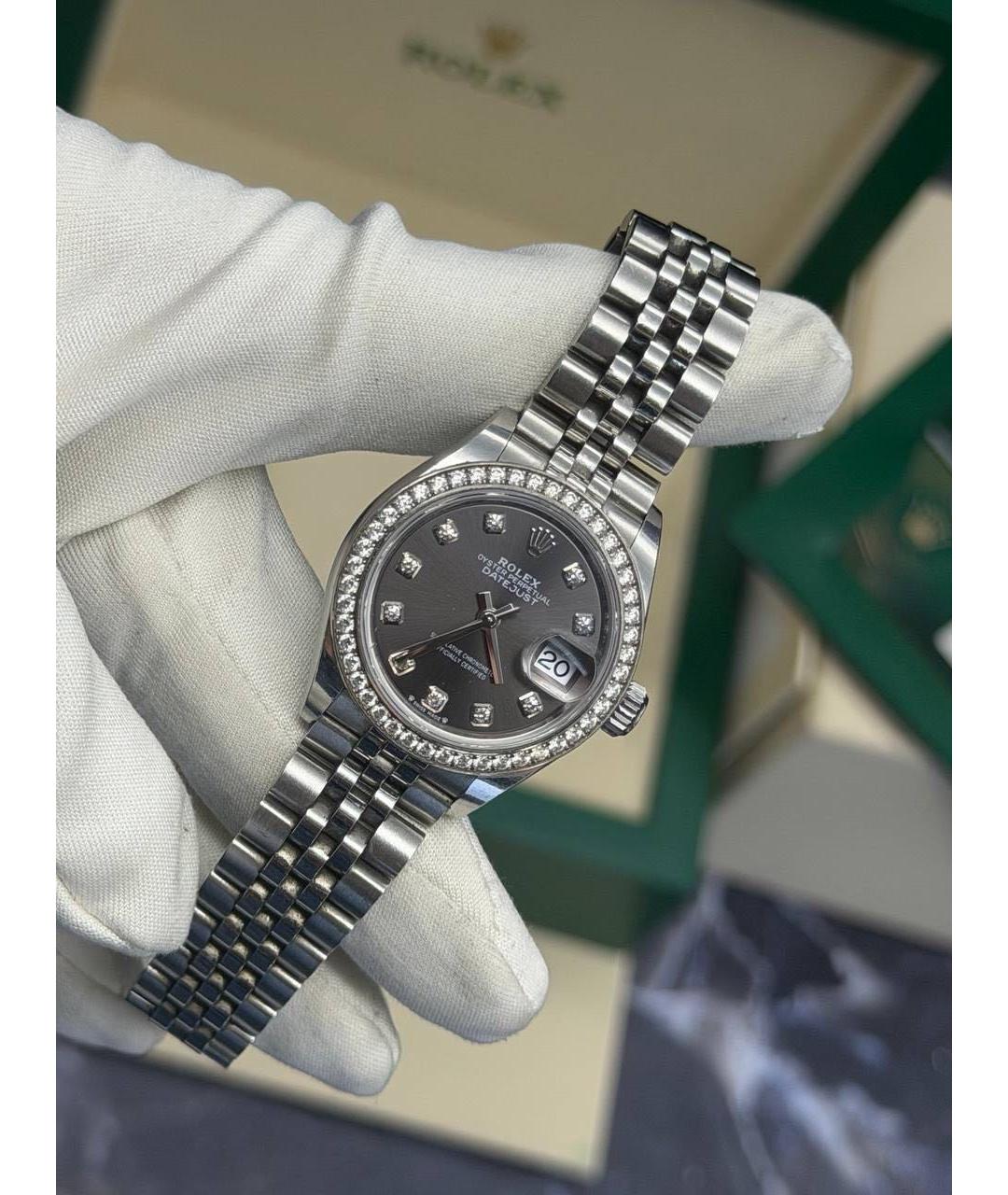 ROLEX Черные часы, фото 6