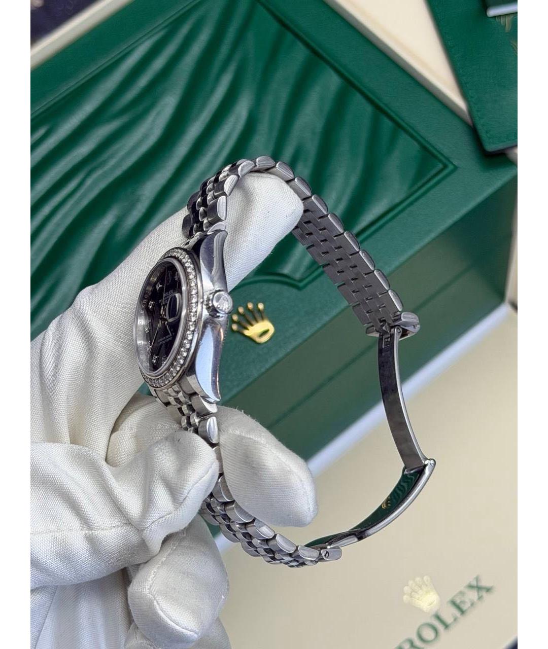 ROLEX Черные часы, фото 7