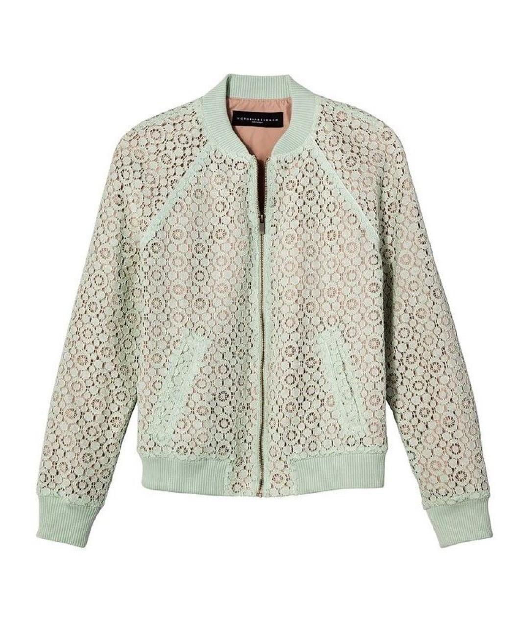 VICTORIA BECKHAM Бирюзовая куртка, фото 1