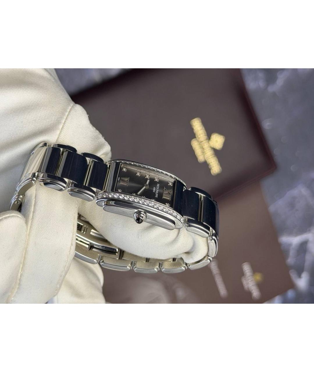 PATEK PHILIPPE Серые металлические часы, фото 5