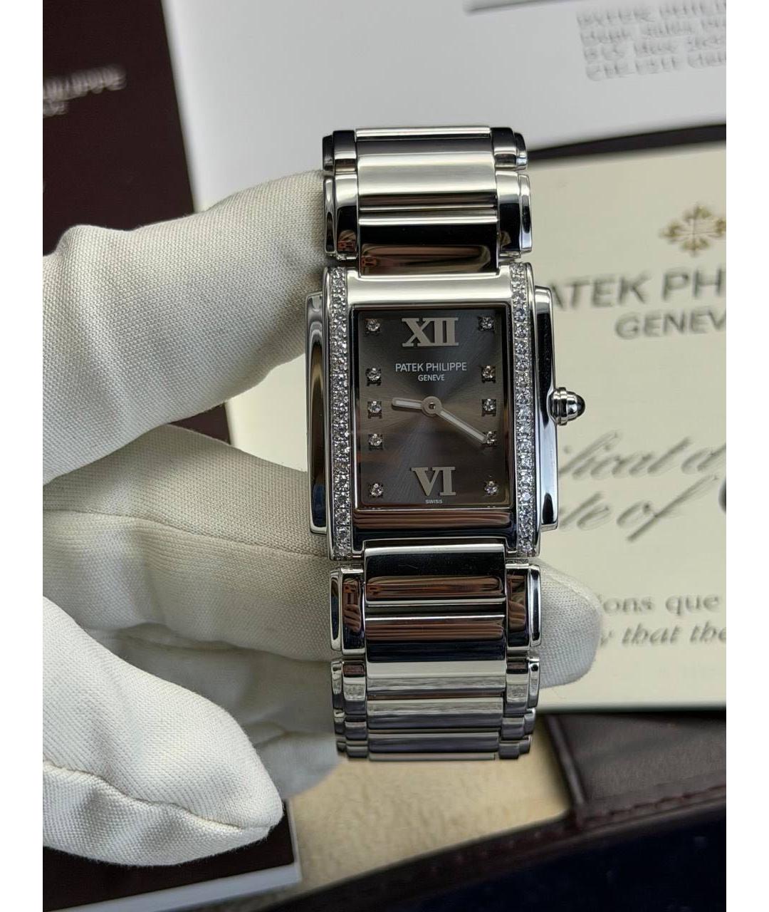 PATEK PHILIPPE Серые металлические часы, фото 9
