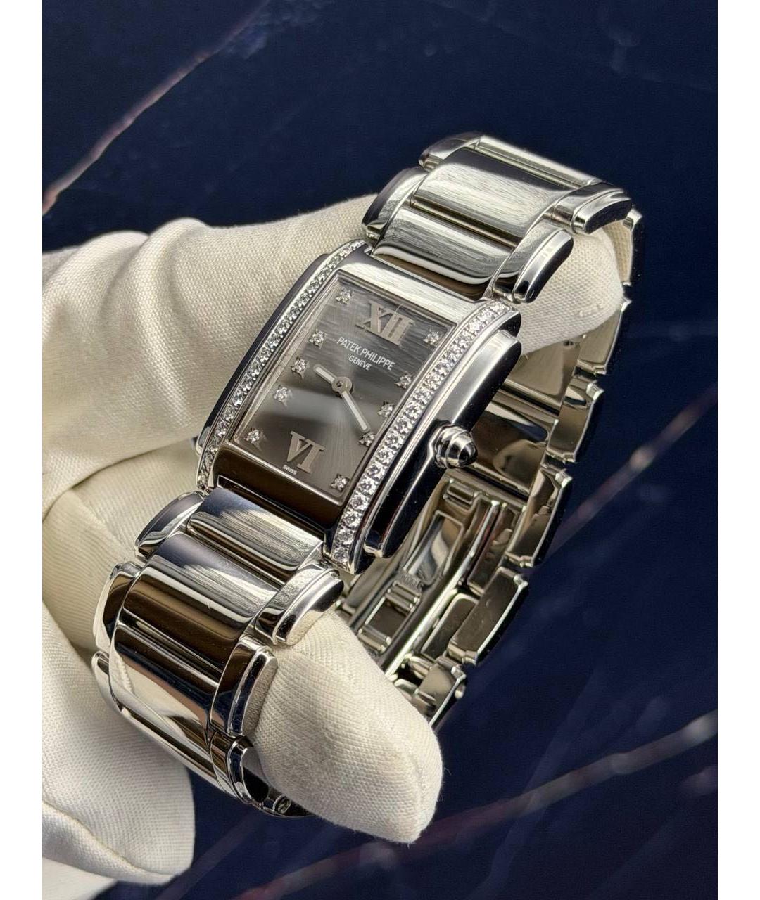 PATEK PHILIPPE Серые металлические часы, фото 2