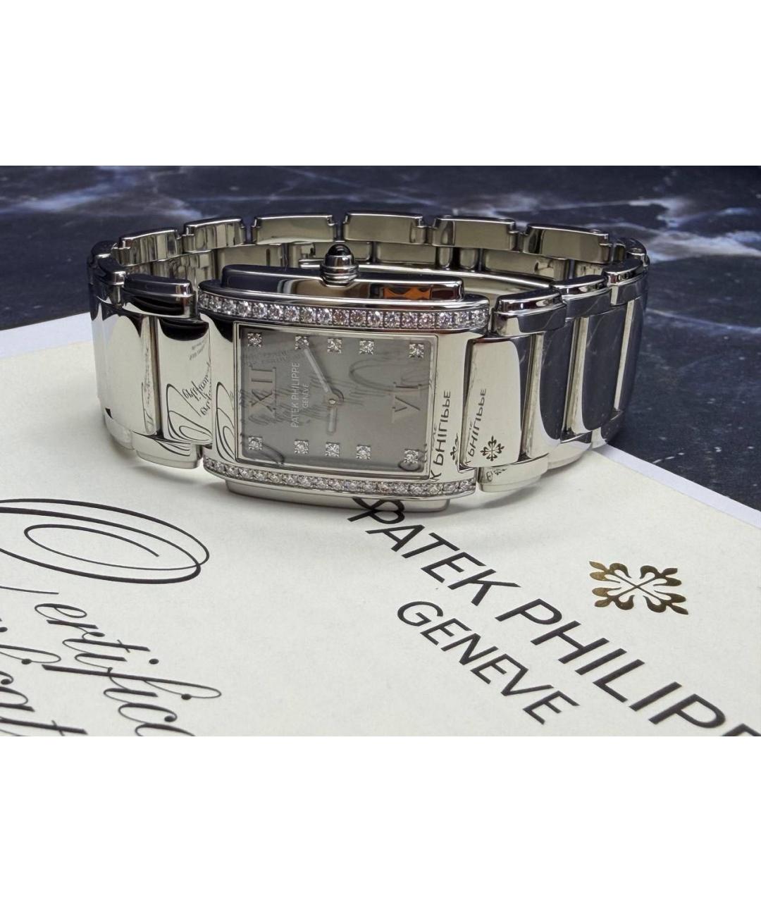 PATEK PHILIPPE Серые металлические часы, фото 7