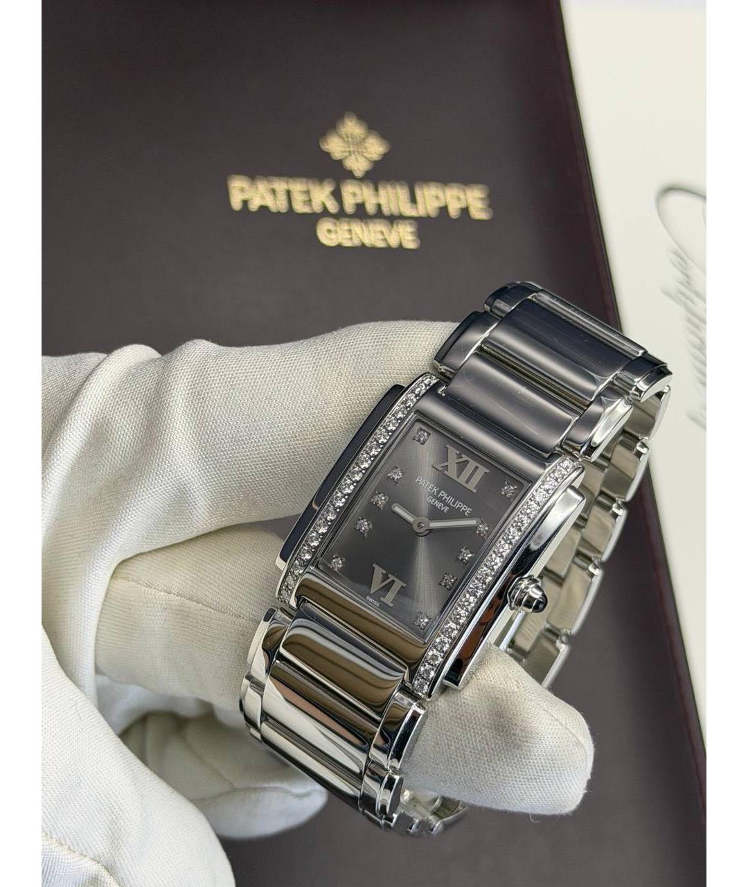 PATEK PHILIPPE Серые металлические часы, фото 3