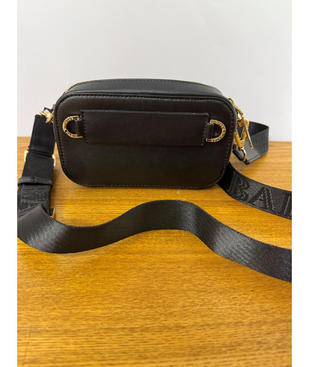 BALMAIN Черная кожаная сумка через плечо, фото 4