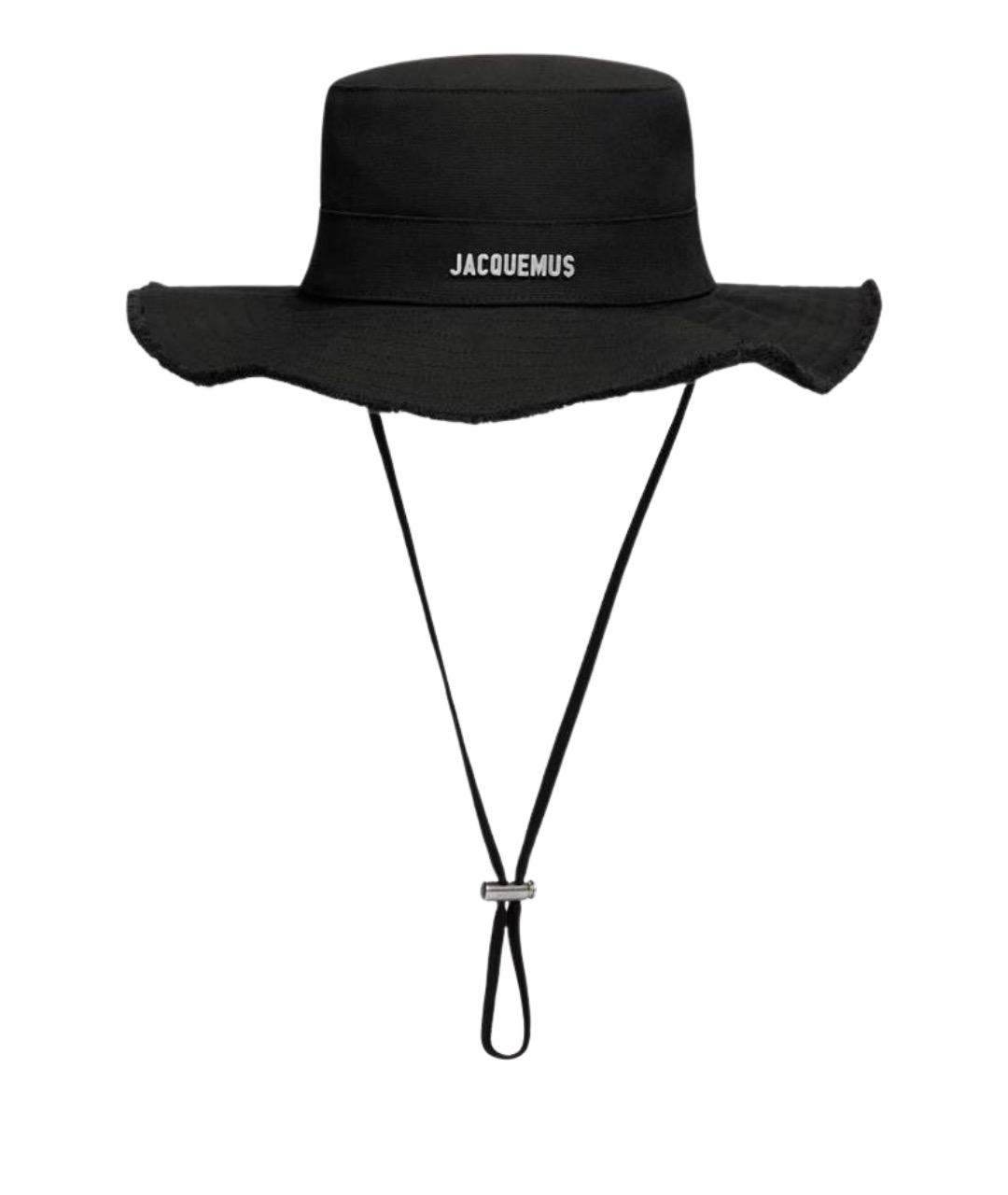 JACQUEMUS Черная хлопковая панама, фото 1