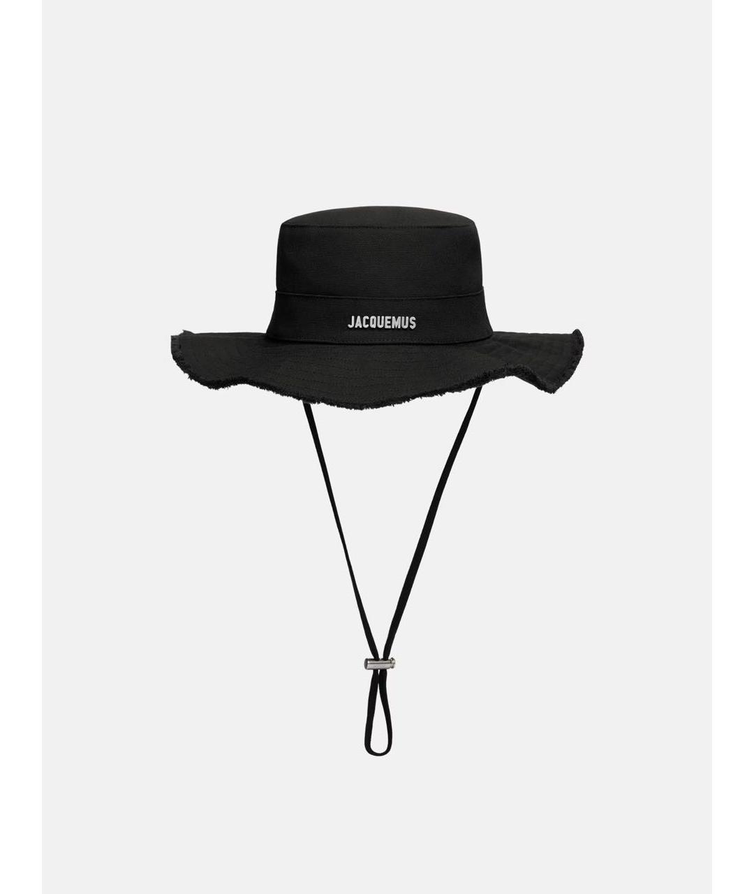 JACQUEMUS Черная хлопковая панама, фото 9