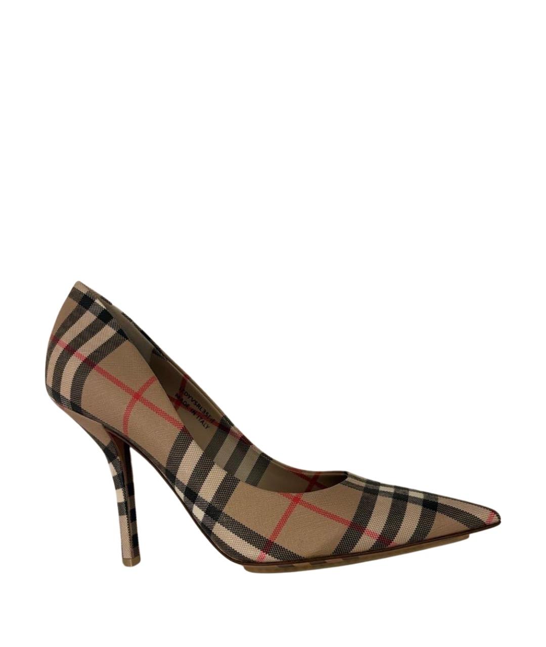 BURBERRY Бежевые туфли, фото 1