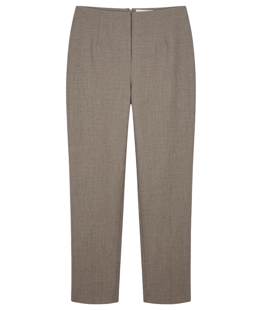 OSCAR DE LA RENTA Серые прямые брюки, фото 1