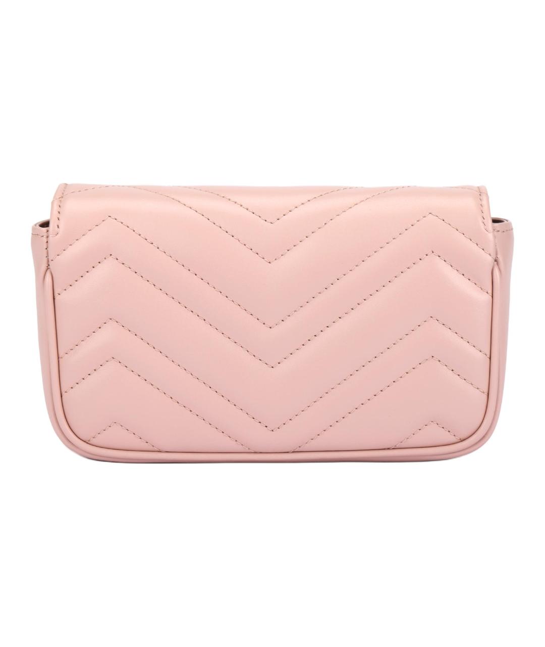 GUCCI Розовая кожаная сумка через плечо, фото 3