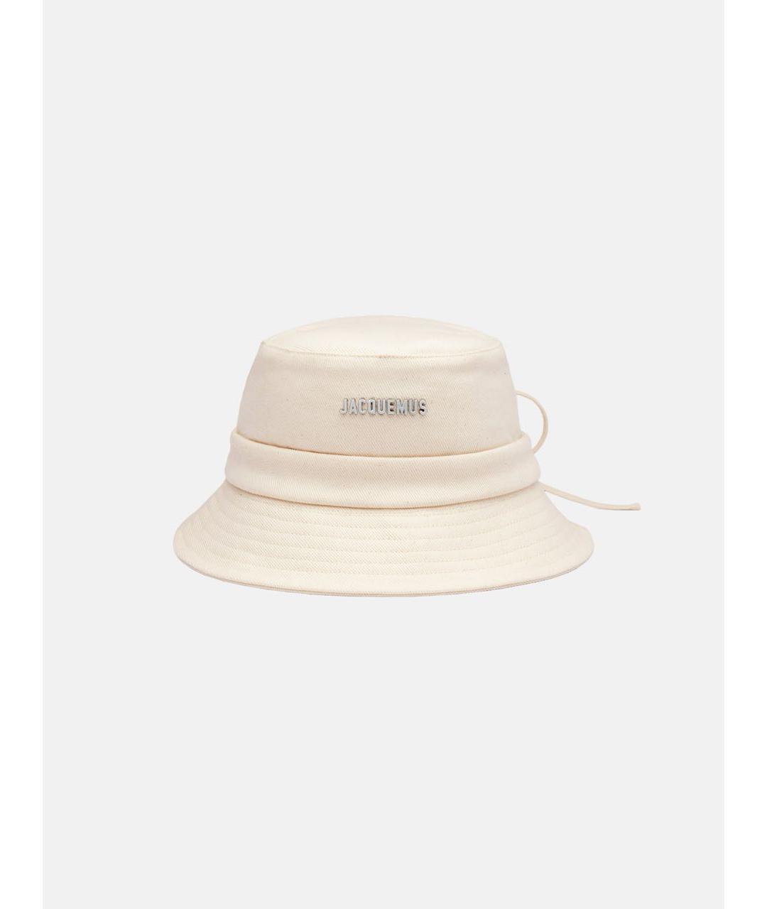 JACQUEMUS Белая хлопковая панама, фото 9