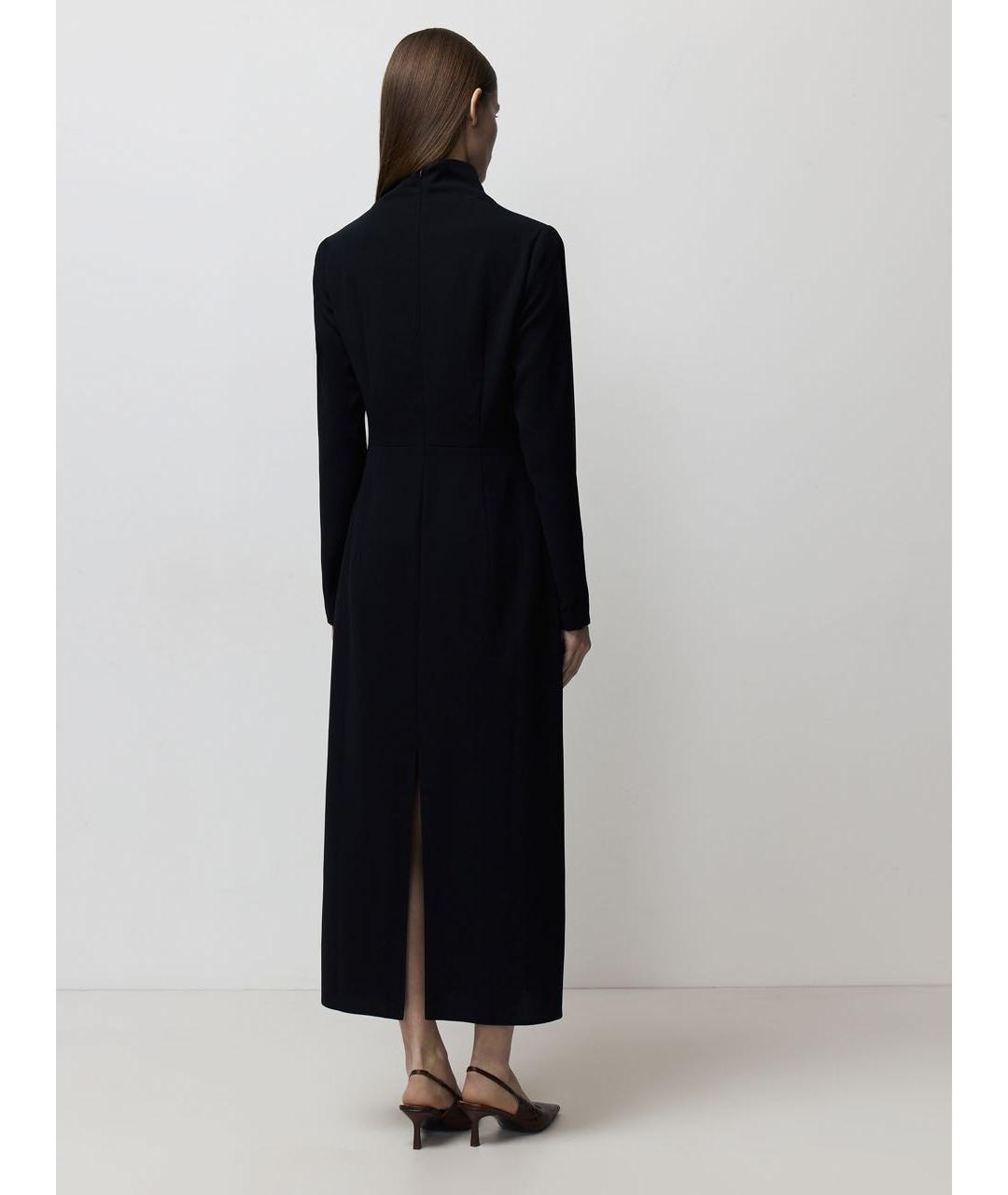 12 STOREEZ Черное полиэстеровое повседневное платье, фото 2