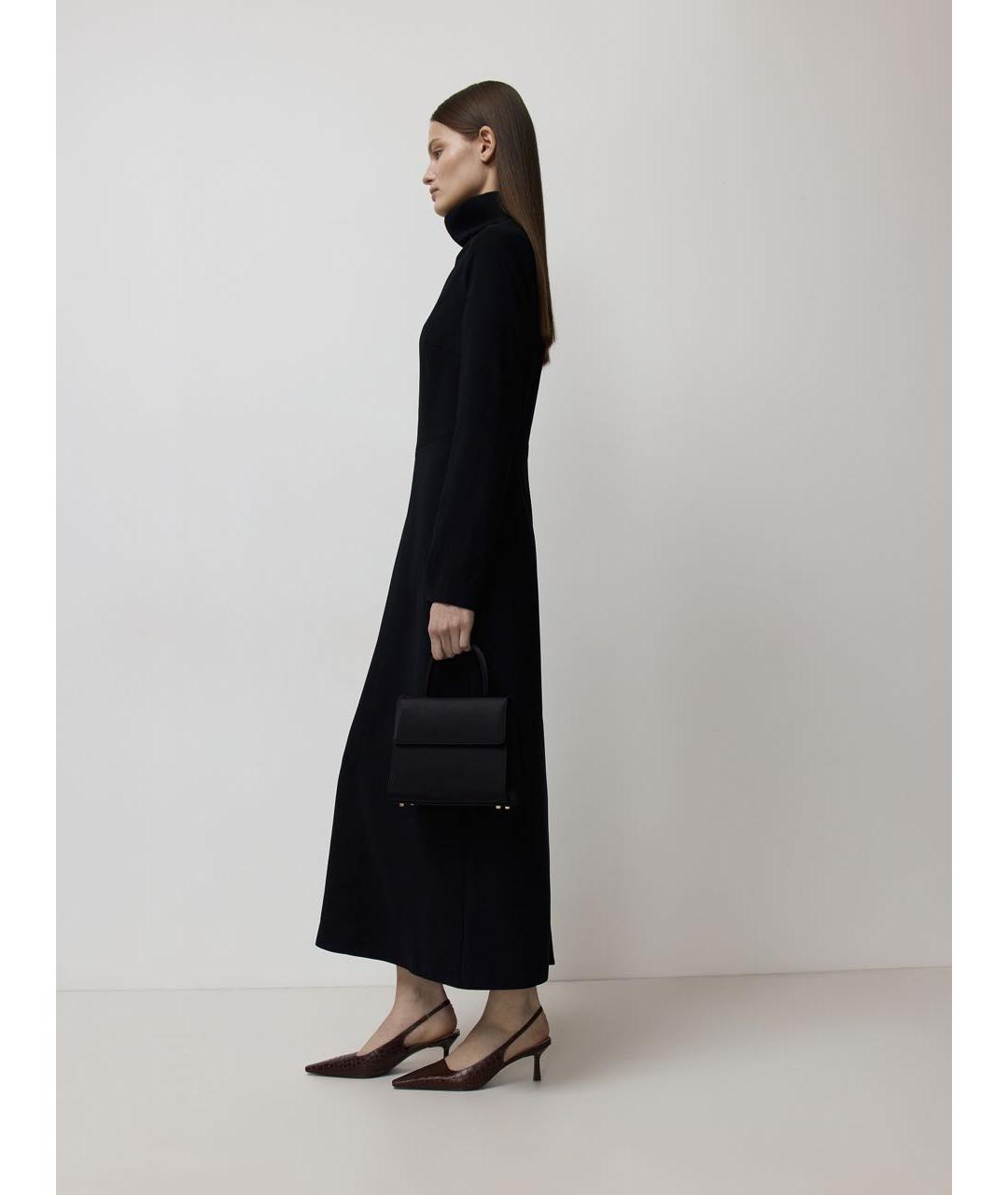 12 STOREEZ Черное полиэстеровое повседневное платье, фото 8