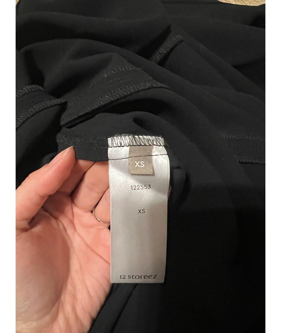 12 STOREEZ Черное полиэстеровое повседневное платье, фото 7