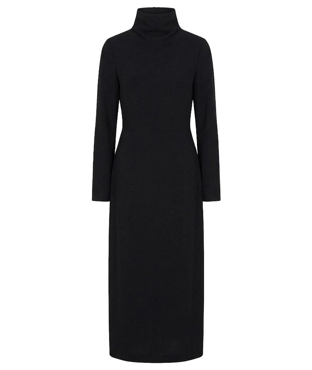 12 STOREEZ Черное полиэстеровое повседневное платье, фото 1