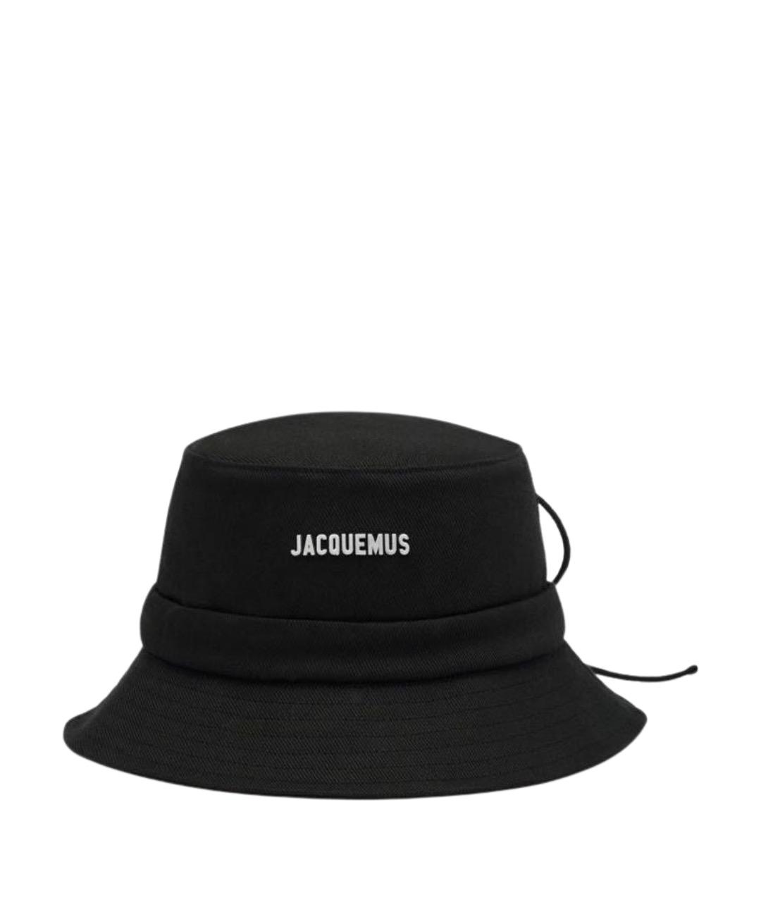 JACQUEMUS Черная хлопковая панама, фото 1