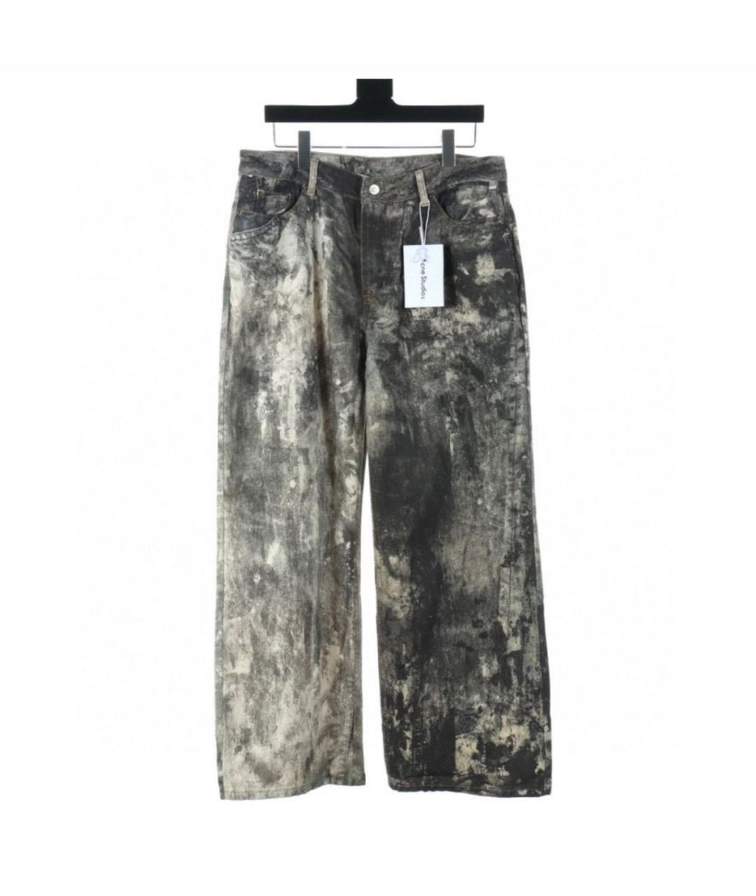 ACNE STUDIOS Серые прямые джинсы, фото 8