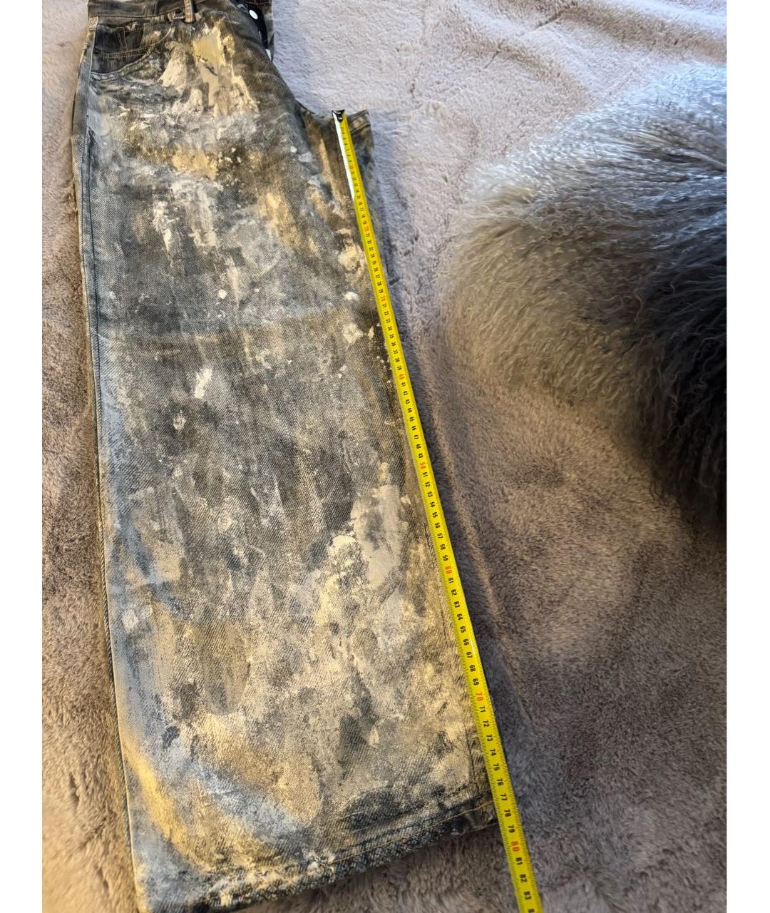 ACNE STUDIOS Серые прямые джинсы, фото 7