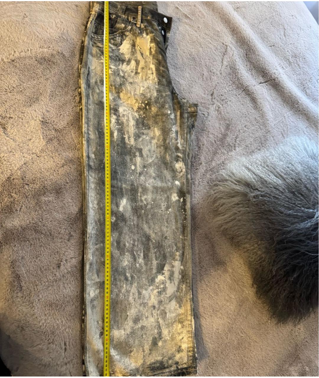 ACNE STUDIOS Серые прямые джинсы, фото 5