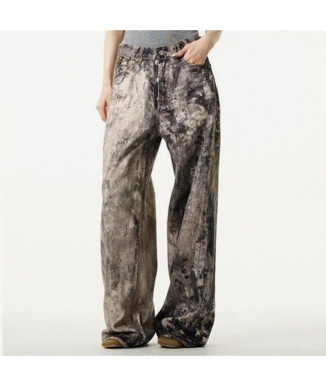 ACNE STUDIOS Серые прямые джинсы, фото 4