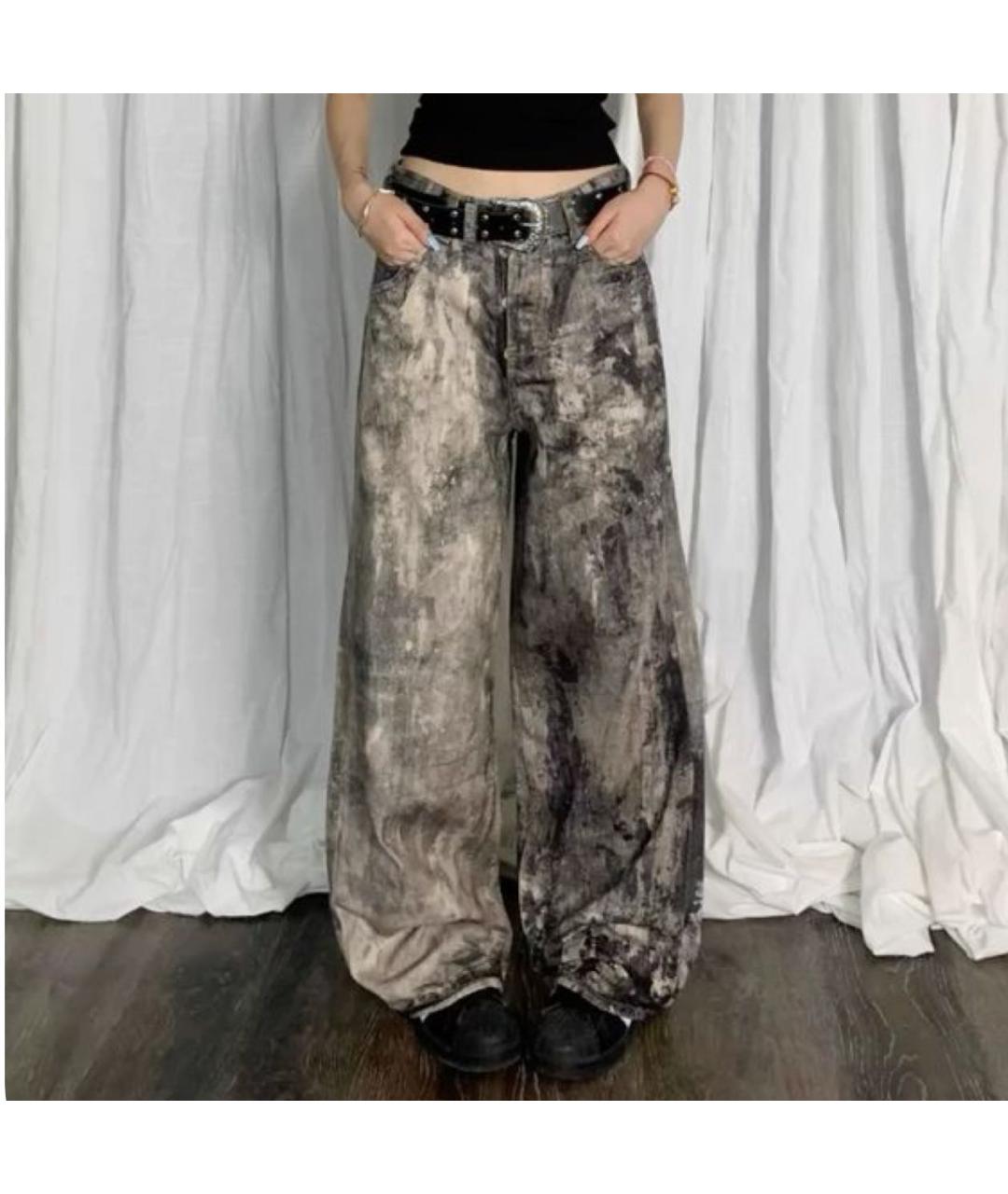 ACNE STUDIOS Серые прямые джинсы, фото 3