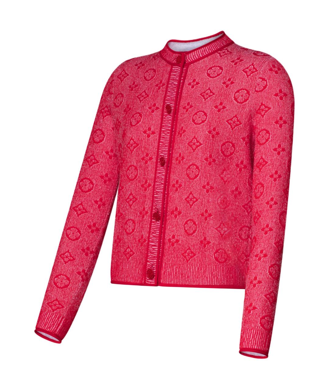 LOUIS VUITTON Розовый кардиган, фото 3