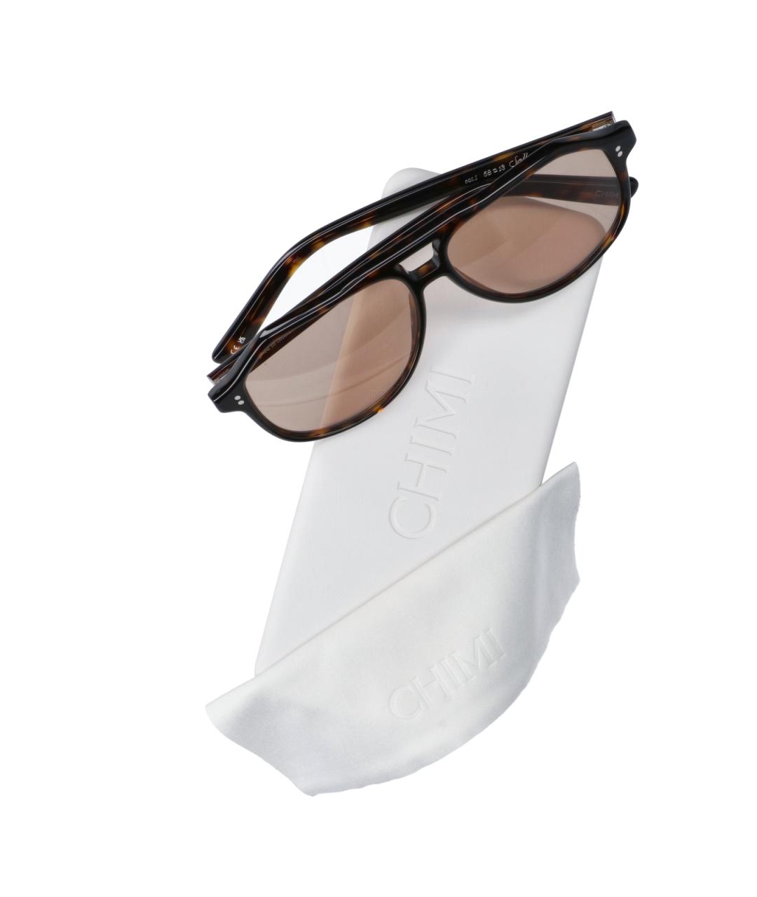 CHIMI Коричневые солнцезащитные очки, фото 3