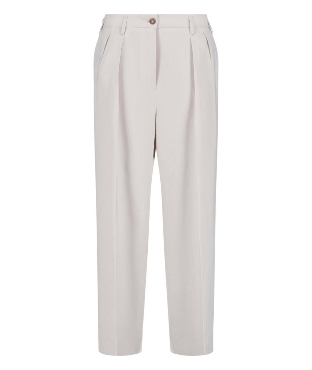 FILIPPA K Белые прямые брюки, фото 1