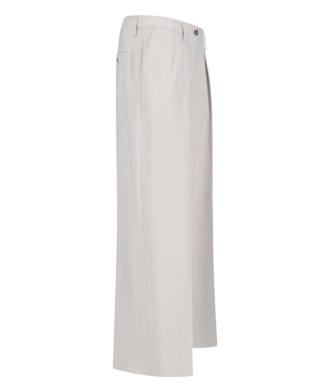 FILIPPA K Белые прямые брюки, фото 3