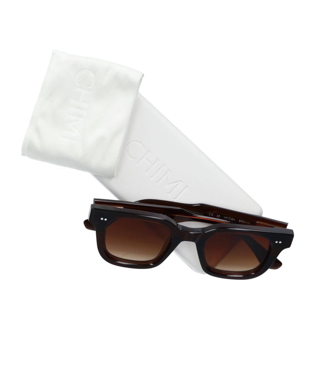 CHIMI Коричневые солнцезащитные очки, фото 3