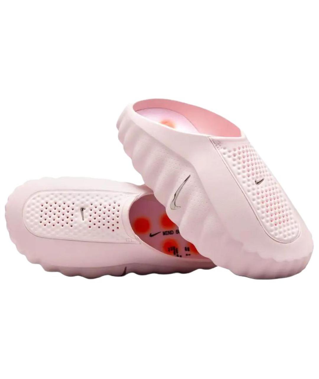 NIKE Розовые синтетические мюли, фото 3
