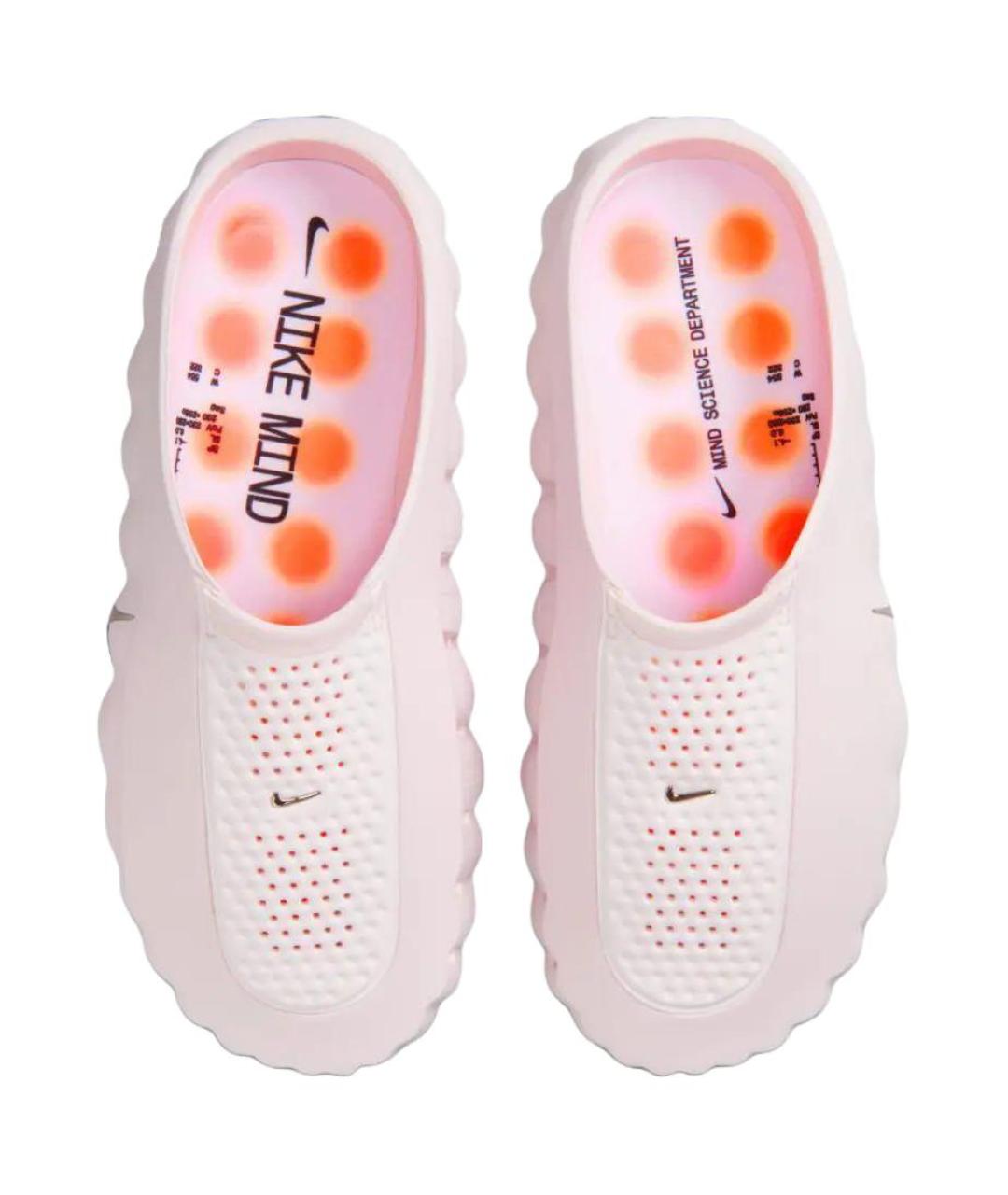 NIKE Розовые синтетические мюли, фото 4