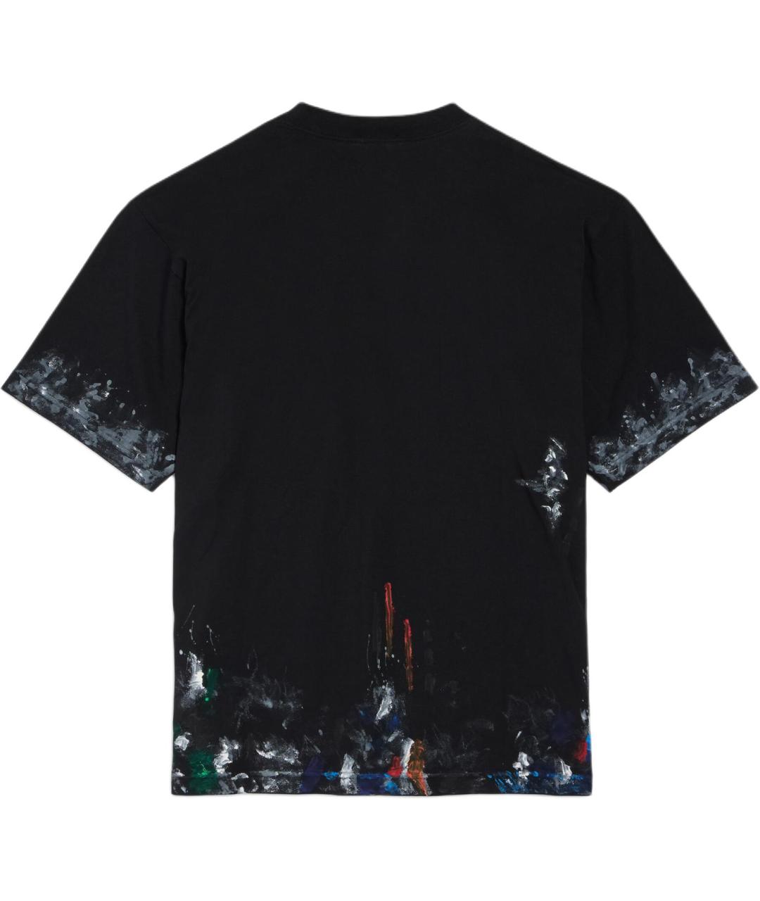 BALENCIAGA Черная футболка, фото 2