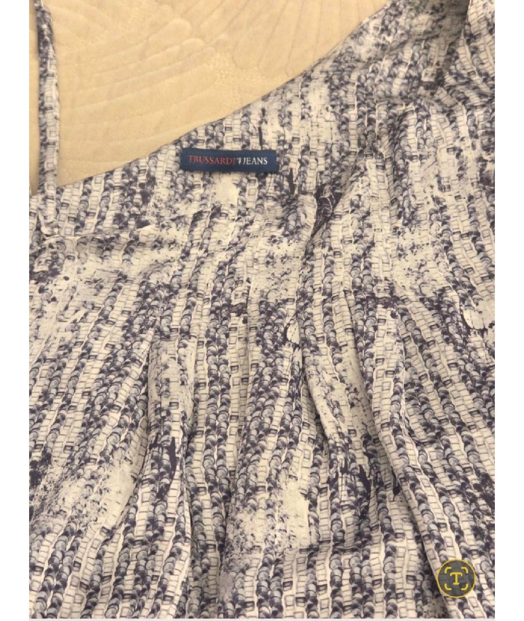 TRUSSARDI JEANS Полиэстеровая блузы, фото 4