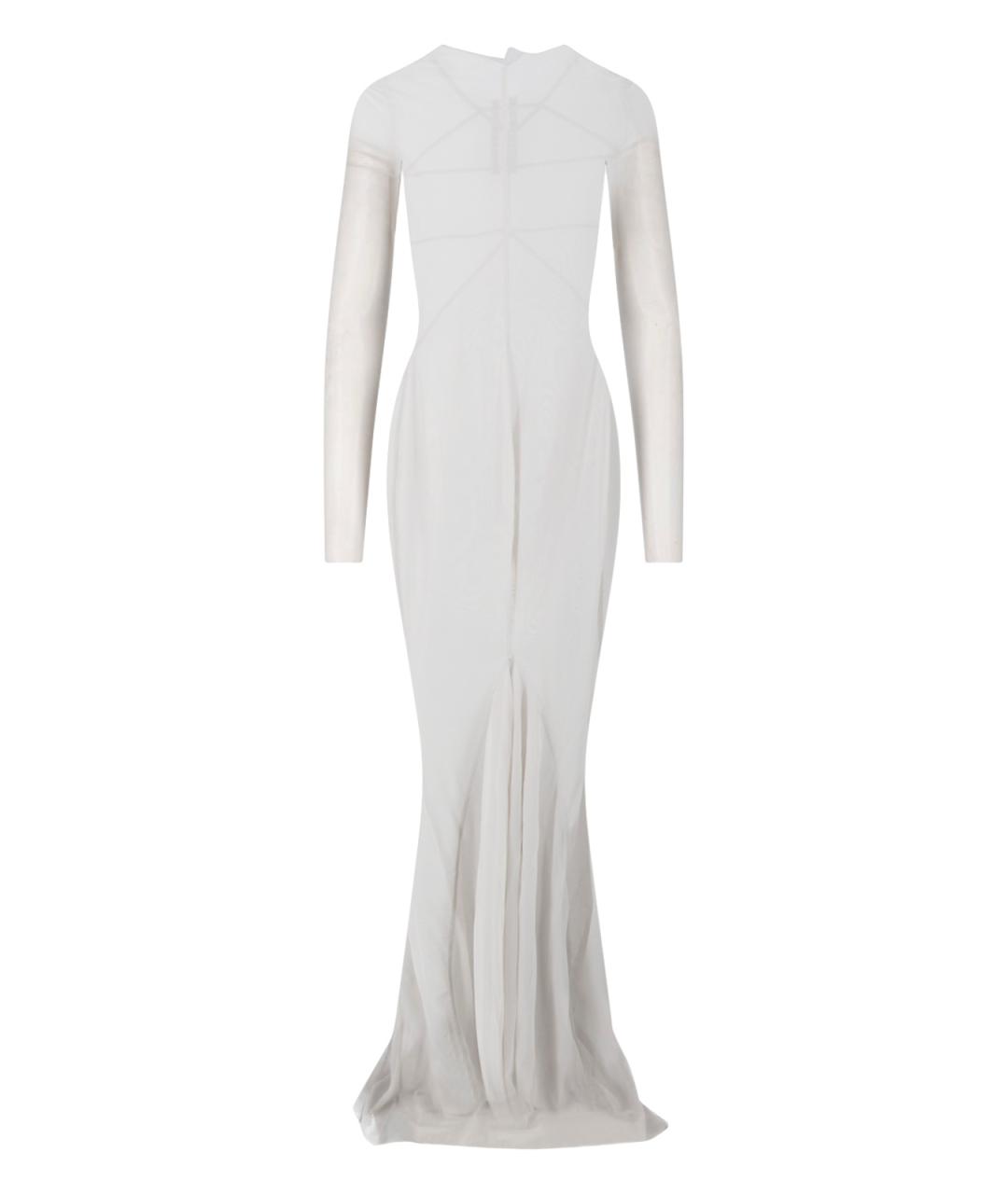 RICK OWENS Серое полиамидовое вечернее платье, фото 1