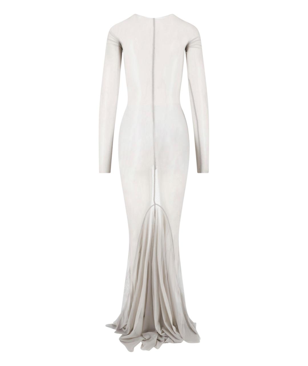 RICK OWENS Серое полиамидовое вечернее платье, фото 2