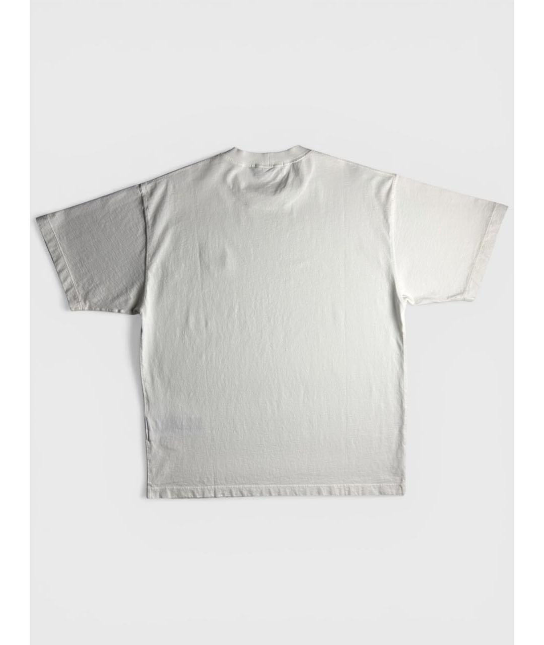 STONE ISLAND Белая хлопковая футболка, фото 2