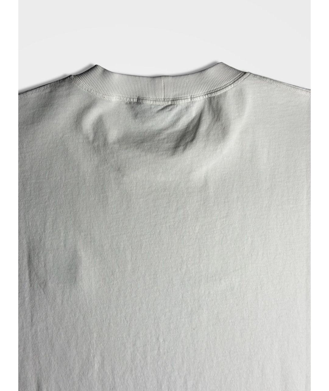 STONE ISLAND Белая хлопковая футболка, фото 5