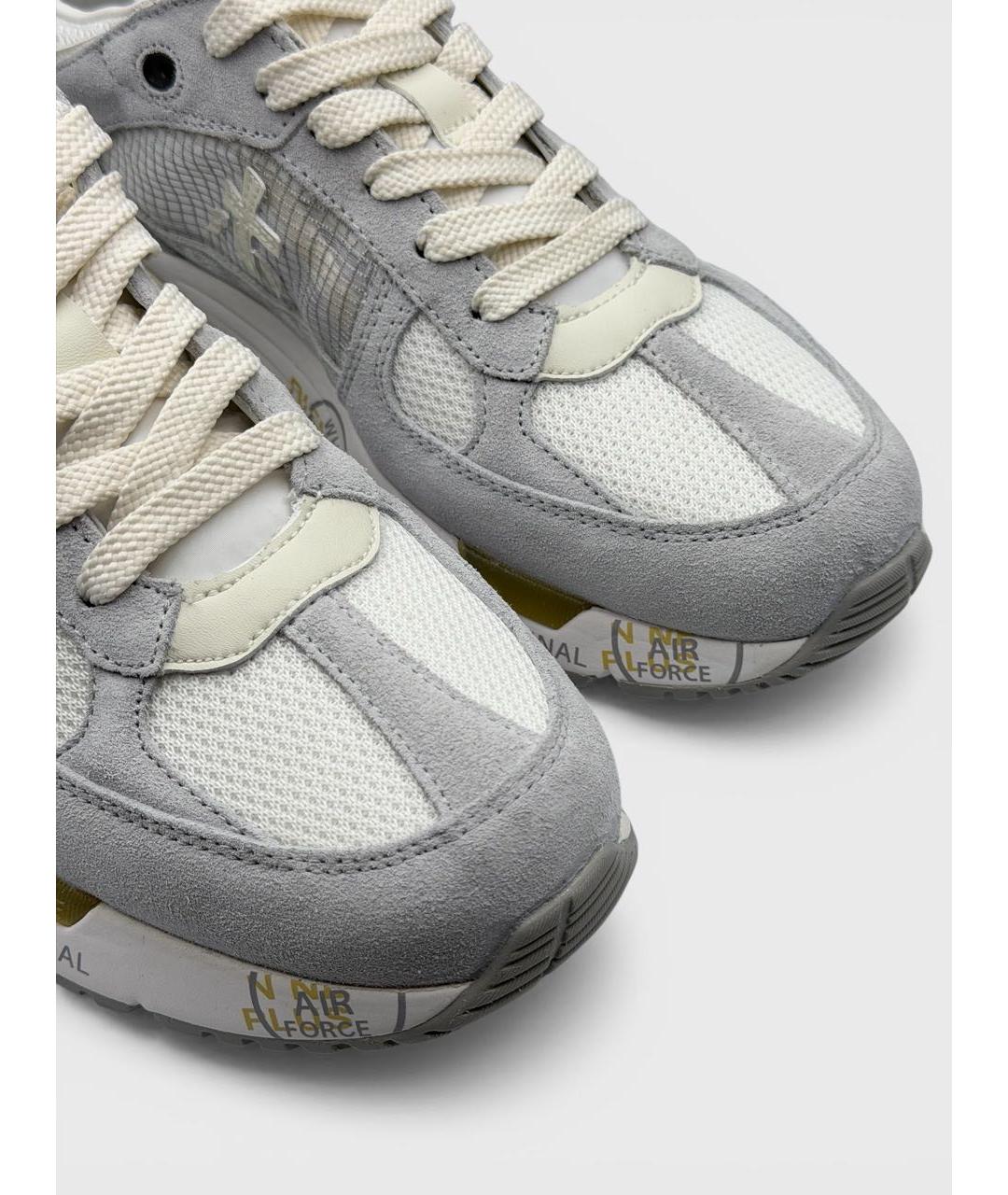 PREMIATA Голубые замшевые кроссовки, фото 3