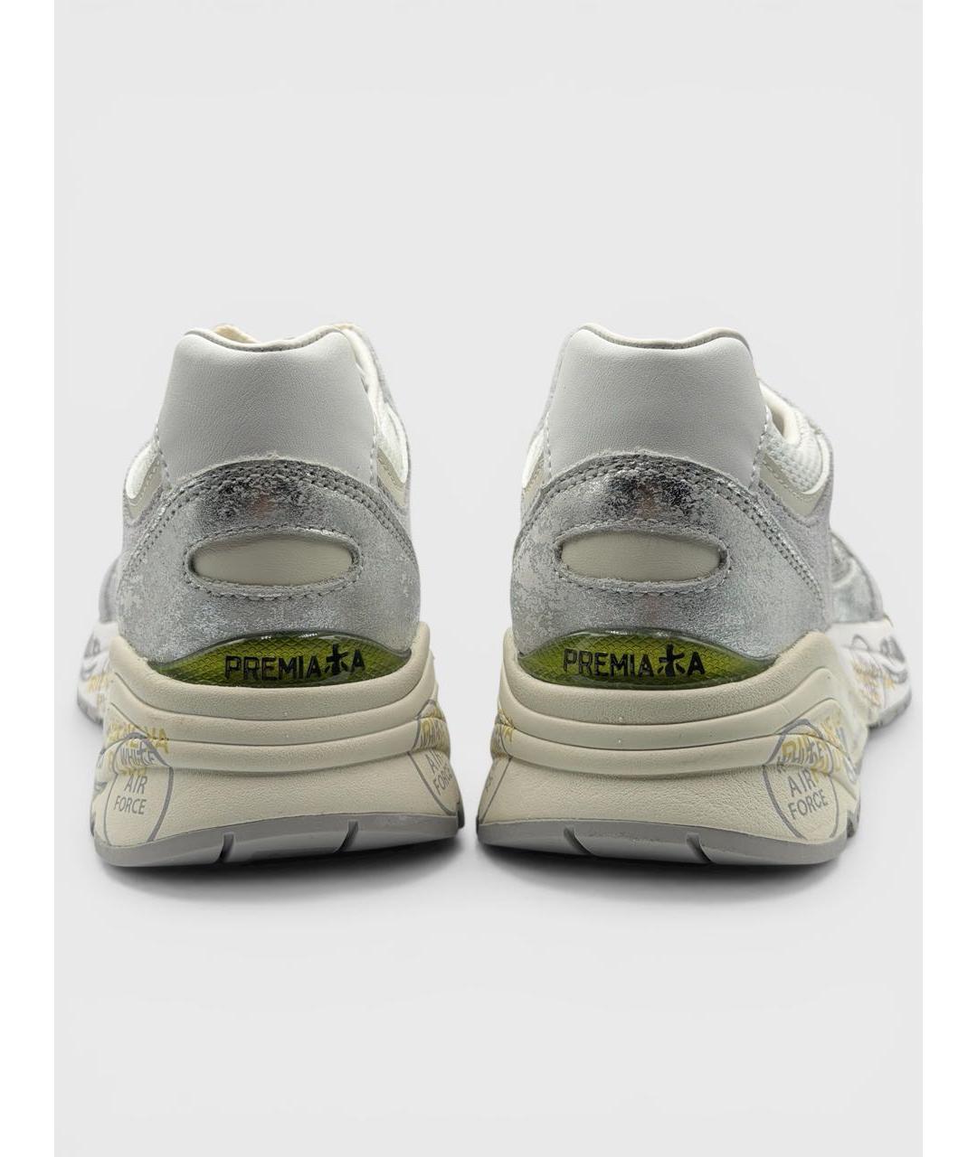 PREMIATA Голубые замшевые кроссовки, фото 4