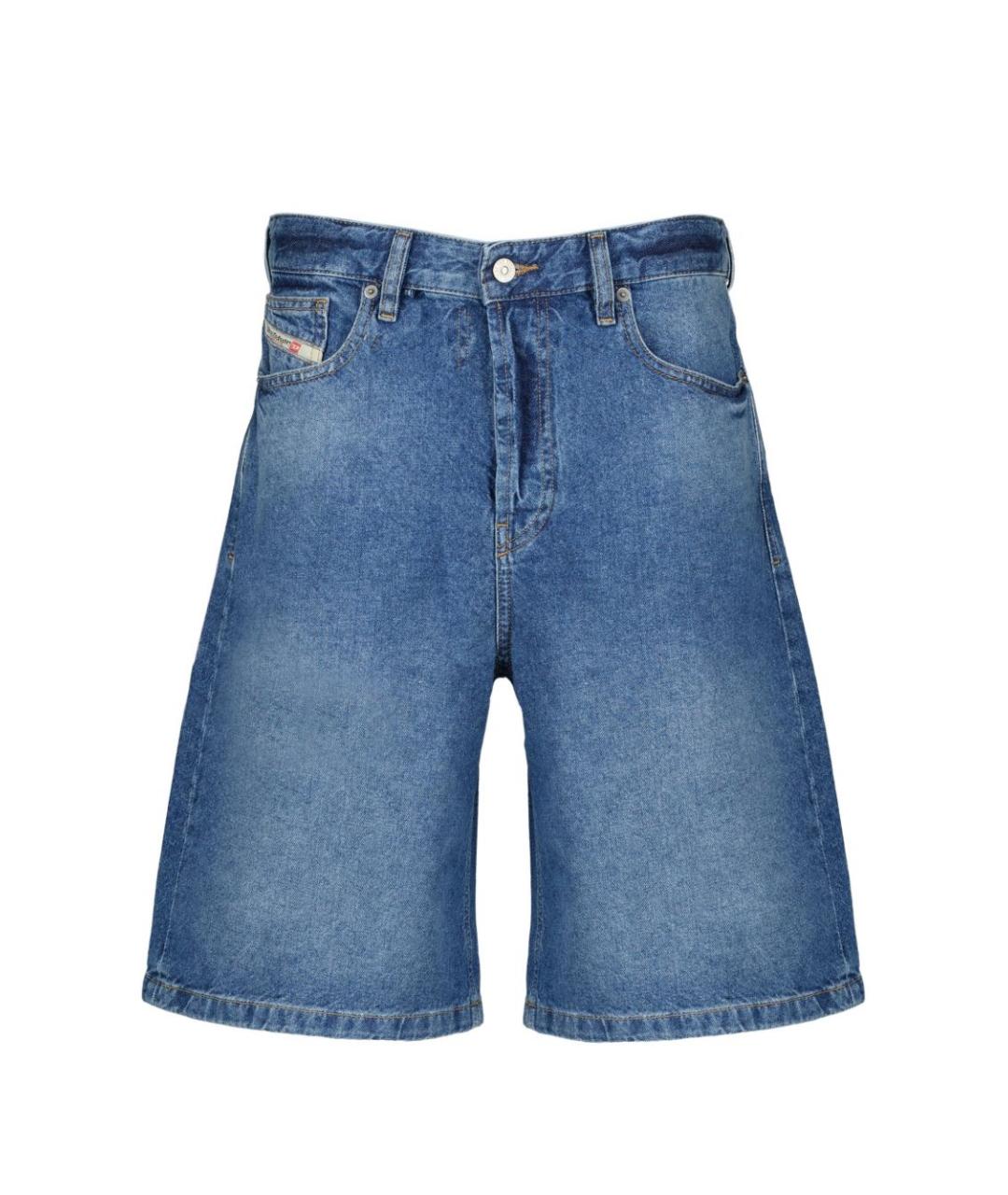 DIESEL Синие хлопковые шорты, фото 1