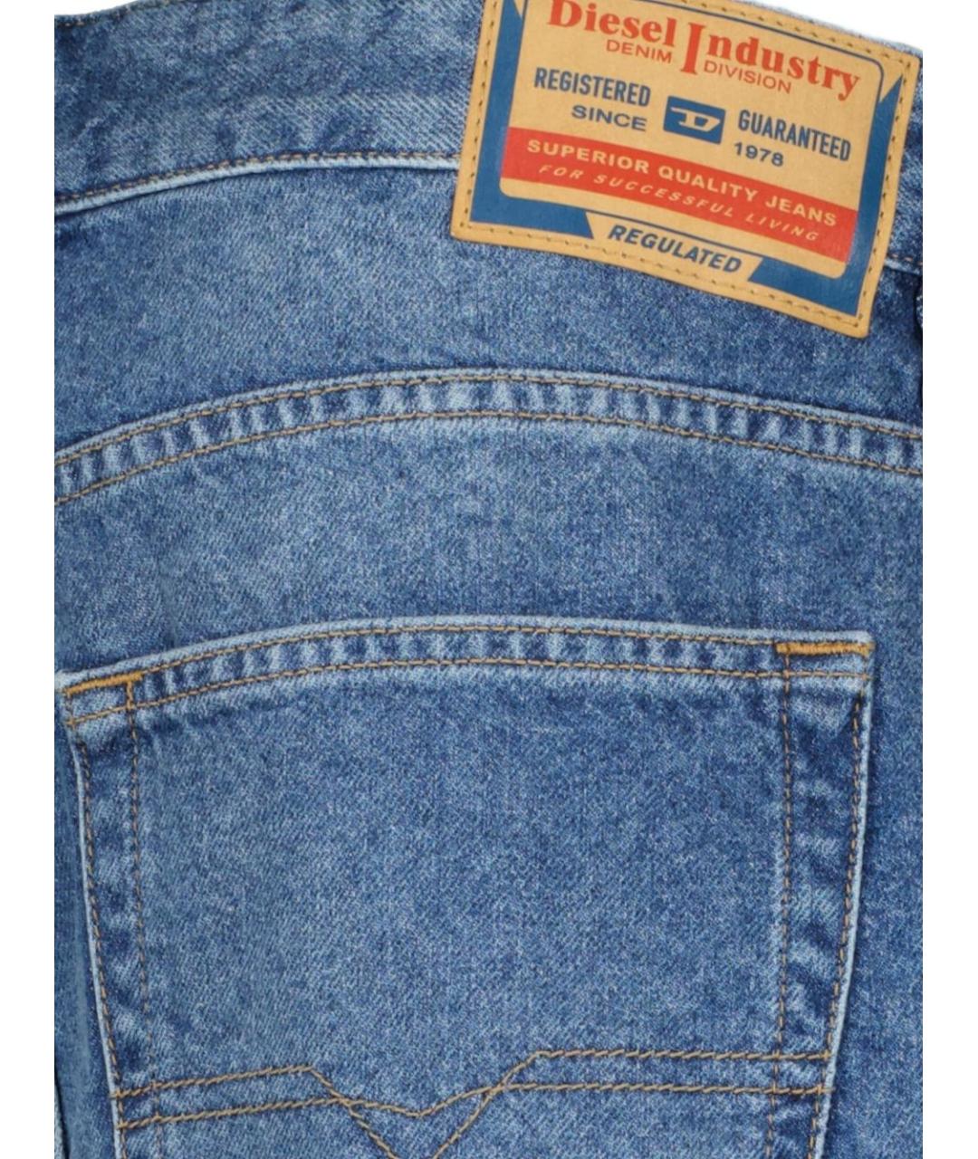 DIESEL Синие хлопковые шорты, фото 3