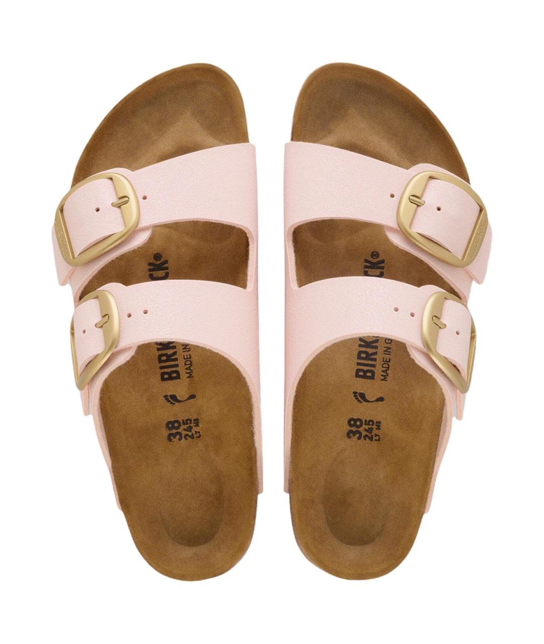 BIRKENSTOCK Розовые замшевые сандалии, фото 4