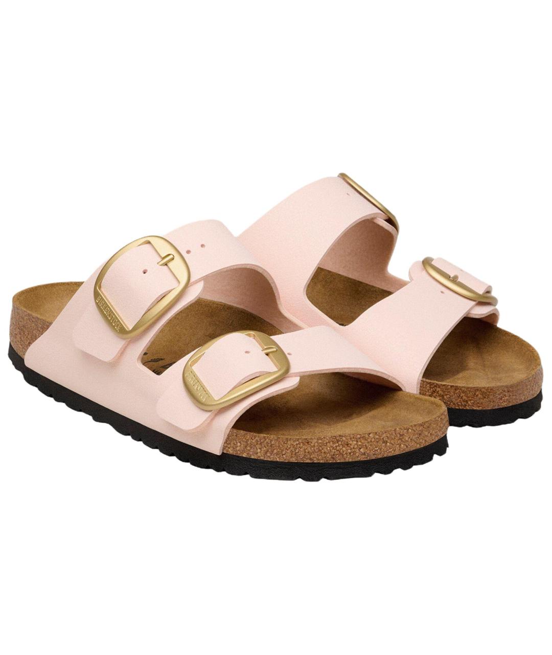 BIRKENSTOCK Розовые замшевые сандалии, фото 3