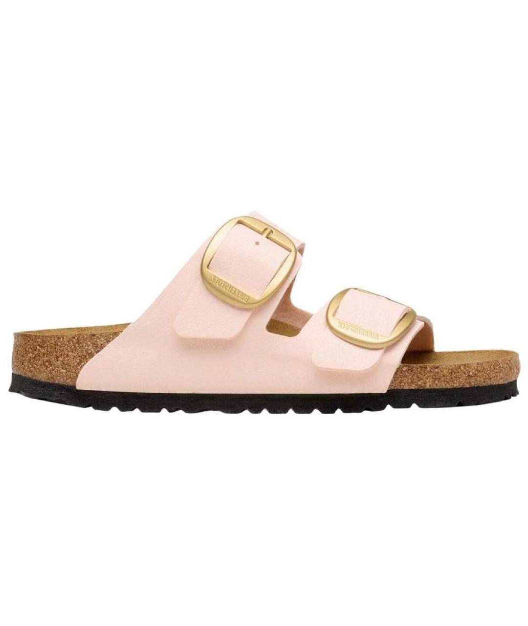 BIRKENSTOCK Розовые замшевые сандалии, фото 1