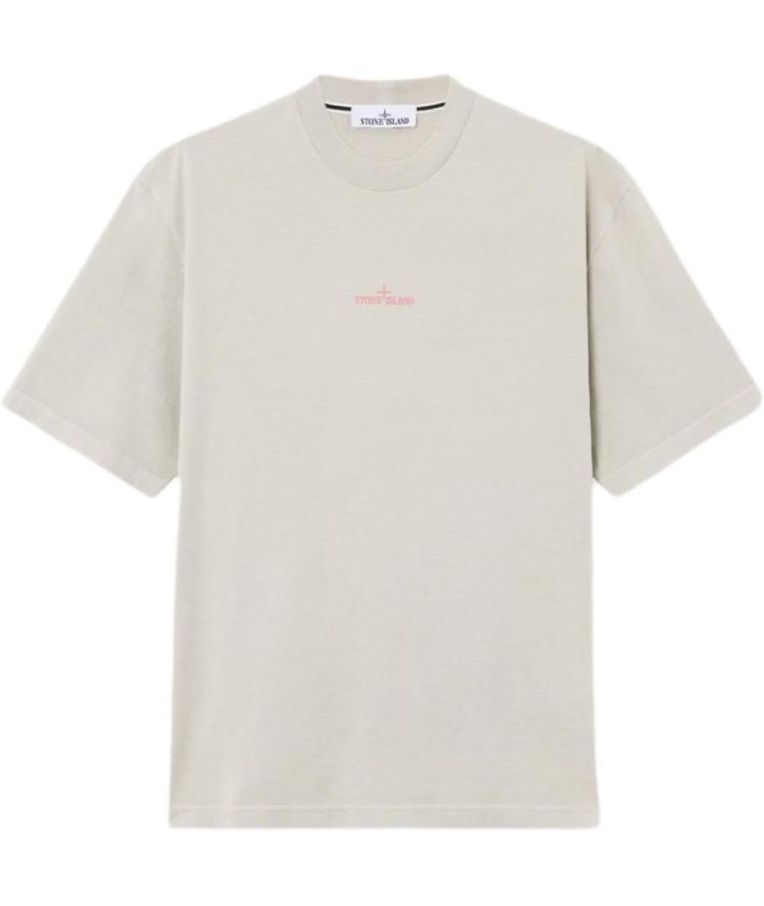 STONE ISLAND Серая футболка, фото 1